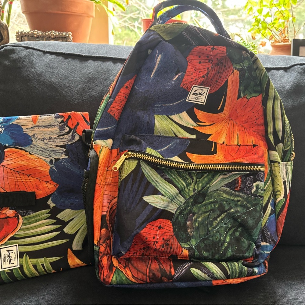 Herschel Supply Company Tropical Floral Baby Bag